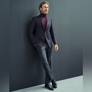 THE MEN'S STORE Bloomingdale’s Dress Pants in Charcoal NEW